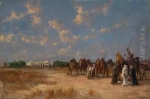 L'arrivee De La Caravane