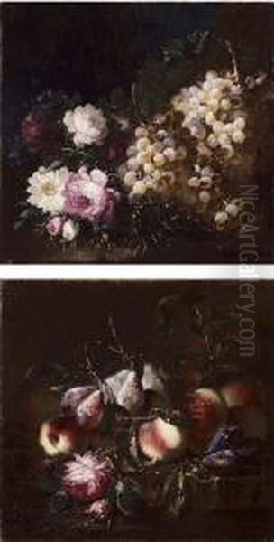 Natura Morta Con Susine E Pesche - view 1