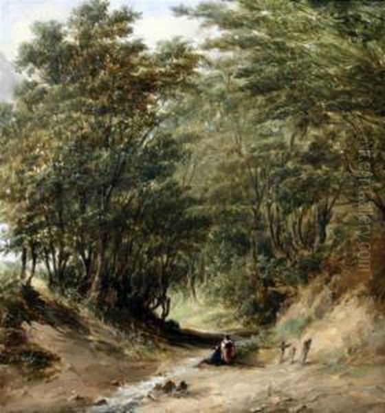 A Lane At Carisbrook, Isle Of Wight - view 1