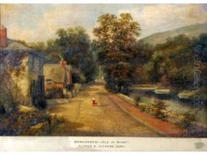 Bonchurch - Isle Of Wight by Alfred Gomersal Vickers