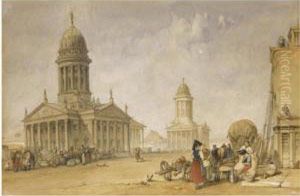Gendarmenmarkt, Berlin by Alfred Gomersal Vickers