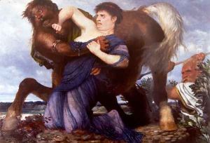 Nessus and Deianeira by Arnold Bocklin