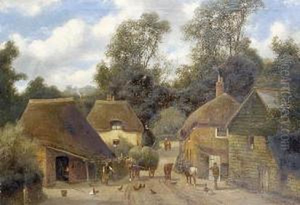 A Village Street Scene - view 1