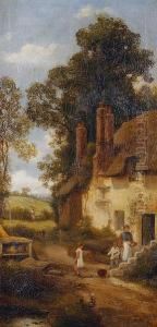 Farmyard Scenes by Charles Vickers