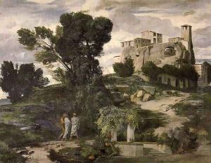 The Pilgrims of Emmaus (right panel)