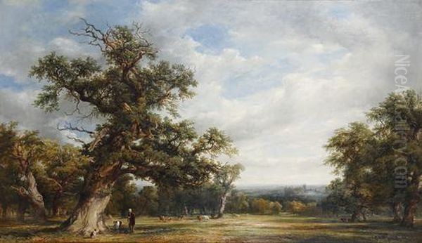 A View Of Windsor Great Park With Windsor Castle In The Distance - view 1