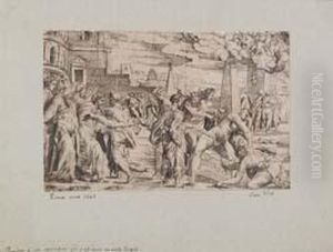 Punizione Di Una Cortigiana by Enea Vicus Vico