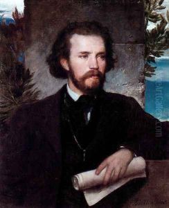 Portrait of singer Karl Wallenreiter