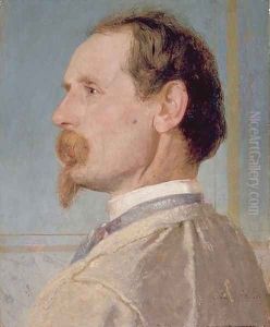 Portrait of the sculptor Josef von head