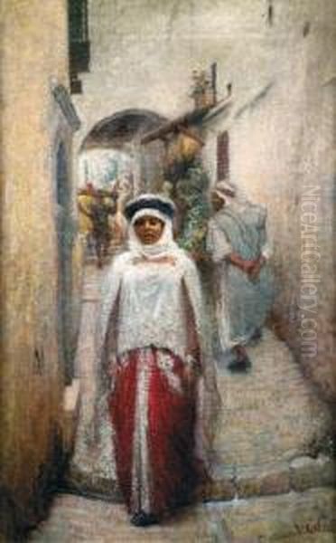 Jeune Femme Dans La Casbah D'alger - view 1
