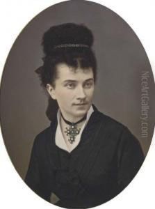 Female Portrait by Leon Vidal