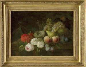 Nature Morte Au Nid, Poires Et Peches Nature Morte Au Nid, Poires Et Peches