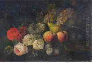 Paire De Natures Mortes Aux Fleurs Paire De Natures Mortes Aux Fleurs