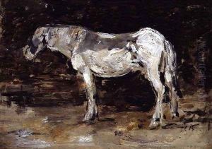 The White Horse c.1885-90 by Eugene Boudin