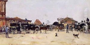 La Place de la Gare, Deauville