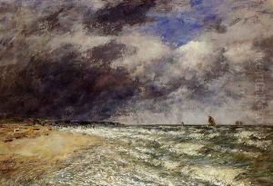 A Squall from Northwest by Eugene Boudin