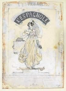 Recueil De Dessins Et Tirage Pour L'espagnole D'emile Bergerat by Daniel Vierge