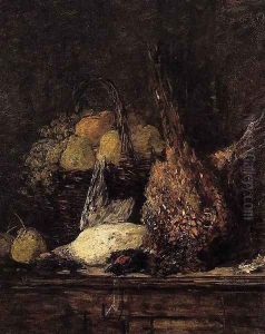 Pheasant, Duck and Fruit by Eugene Boudin