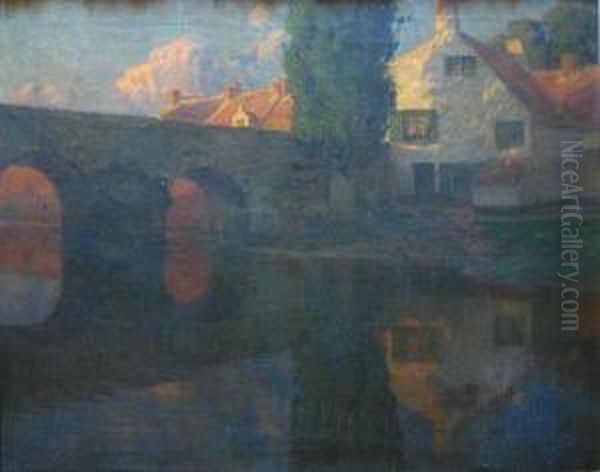 Pont Au Soleil Couchant - view 1