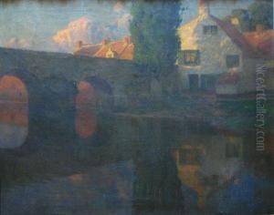 Pont Au Soleil Couchant by Emmanuel Vierin