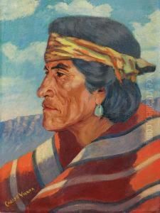 Portrait Of An Acoma Pueblo Indian Man
