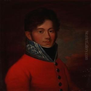 Portrait Of Jens Johan Frederik Van Beck by Carl Frederik Johan Viertel