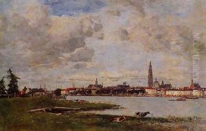 Anvers, la tete de Flanders by Eugene Boudin