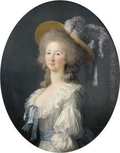 < Portrait De La Princesse De Lamballe >. < Portrait De La Princesse De Lamballe >.