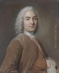 Portrait De Gentilhomme En Habit Brun