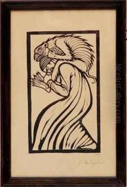 Woman With Dragon - view 1