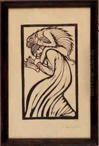 Woman With Dragon by Gustav Vigeland