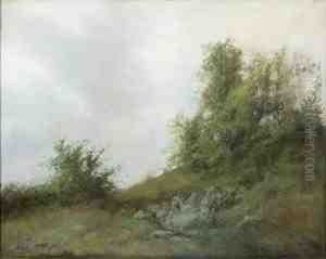 Paesaggio Campestre by Coriolano Vighi