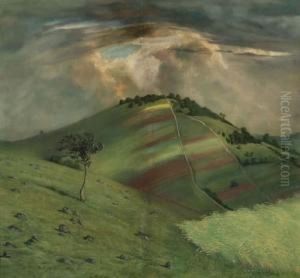 Paesaggio by Coriolano Vighi