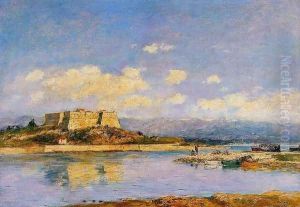 Antibes, Fort Carre by Eugene Boudin