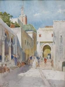 Rue De Ville Orientale by Pierre Vignal