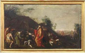 Mose' Fa Scaturire L'acqua Dalla Roccia
