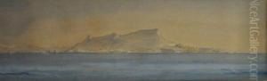 Paysage Depuis Depuis La Mer by Godfrey Thomas Vigne