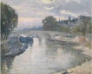  Paris, Les Quais  by Henri Vignet