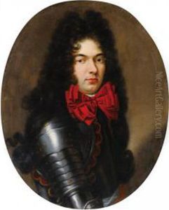 Portraits Presumes De Deux Fils De Louis Xiv by Philippe Vignon