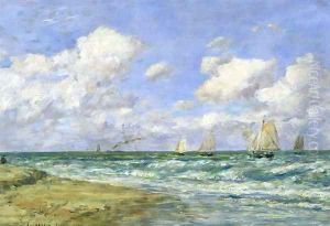 Marine scene 1894 by Eugene Boudin