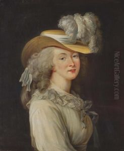 Portrait De Madame Du Barry by Elisabeth Louise Vigree Lebrun