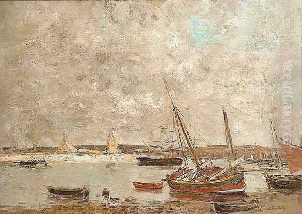 Camoret, the harbor 1876 - view 1