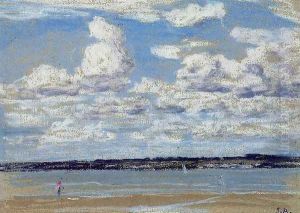 An Estuary in Brittany by Eugene Boudin