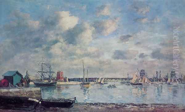 Camaret, Boats in the Harbor - view 1