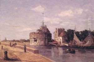 Le Havre, la tour Francois by Eugene Boudin