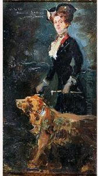 Retrato De Dama Con Perro - view 1