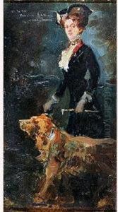 Retrato De Dama Con Perro Retrato De Dama Con Perro