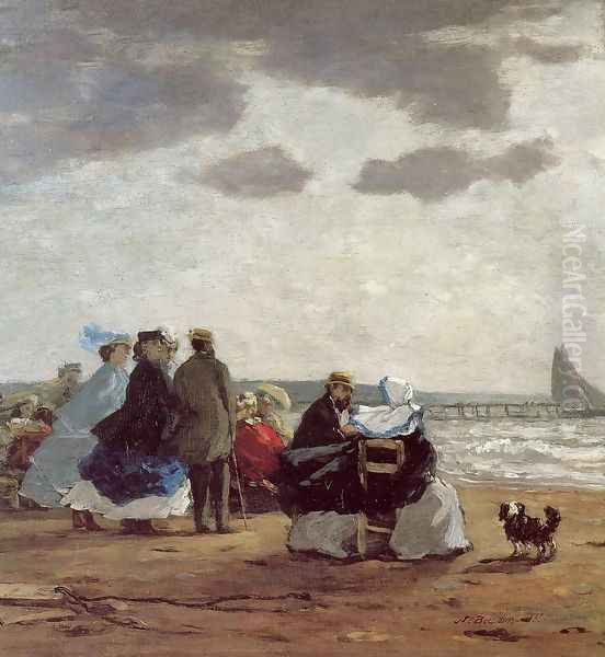 On the Beach, Dieppe - view 1