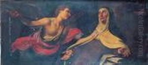 Transverberacion De Sta. Teresa by Antonio Viladomat Y Manalt