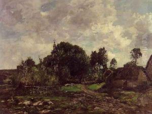Breton Landscape by Eugene Boudin